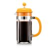 Cafetière à piston - Bodum - 8 tasses - 1L - En Verre + Verre de rechange en plastique Sans BPA - Caffettiera Couleur : Jaune
