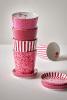 Set Mug & Match - Petit Mug sans anse Royal Tiles & Repose Sachet Rose 230ml