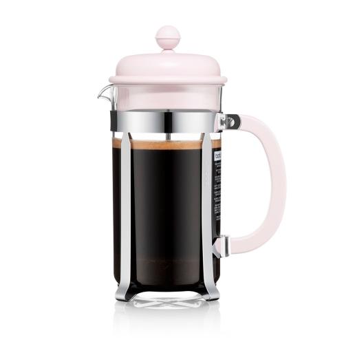 Cafetière à piston - Bodum - 8 tasses - 1L - En Verre + Verre de rechange en plastique Sans BPA - Caffettiera