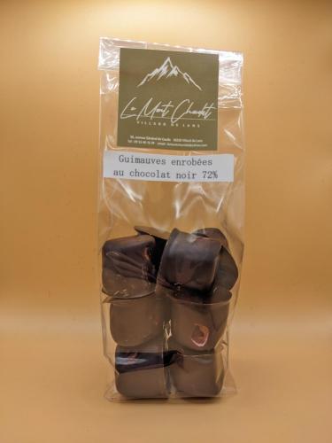 Guimauves enrobées de Chocolat Noir - Le Mont Chocolat