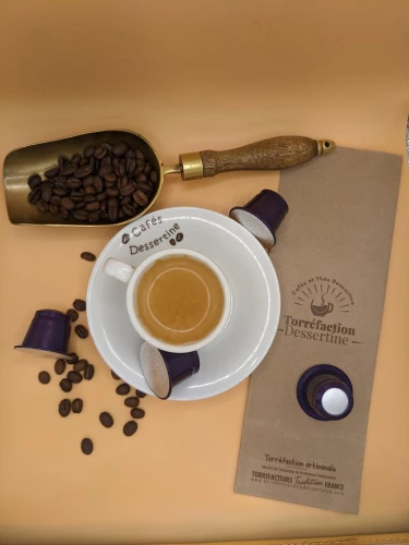 Mlange Moka  Capsules compatibles Nespresso - TORREFACTION DESSERTINE