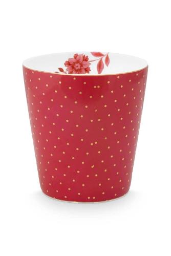 Set Mug & Match - Petit Mug sans anse Royal Dots & Repose Sachet Rose 230ml