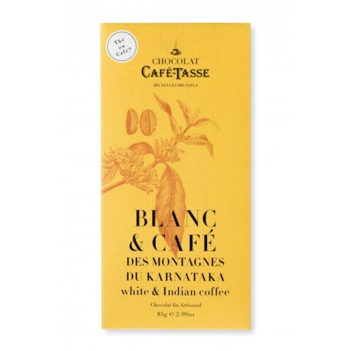 Tablette de chocolat Blanc & Café Indien