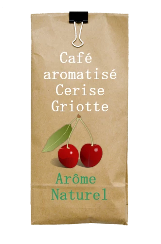 Caf aromatis Cerise Griotte - Arme Naturel - TORREFACTION DESSERTINE