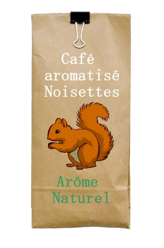 Caf aromatis Noisette - Arme Naturel - TORREFACTION DESSERTINE