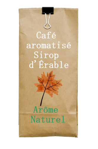 Caf aromatis Sirop d'rable - Arme Naturel - TORREFACTION DESSERTINE