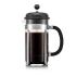Cafetière à piston - Bodum - 8 tasses - 1L - En Verre + Verre rechange en plastique Sans BPA - Caffettiera